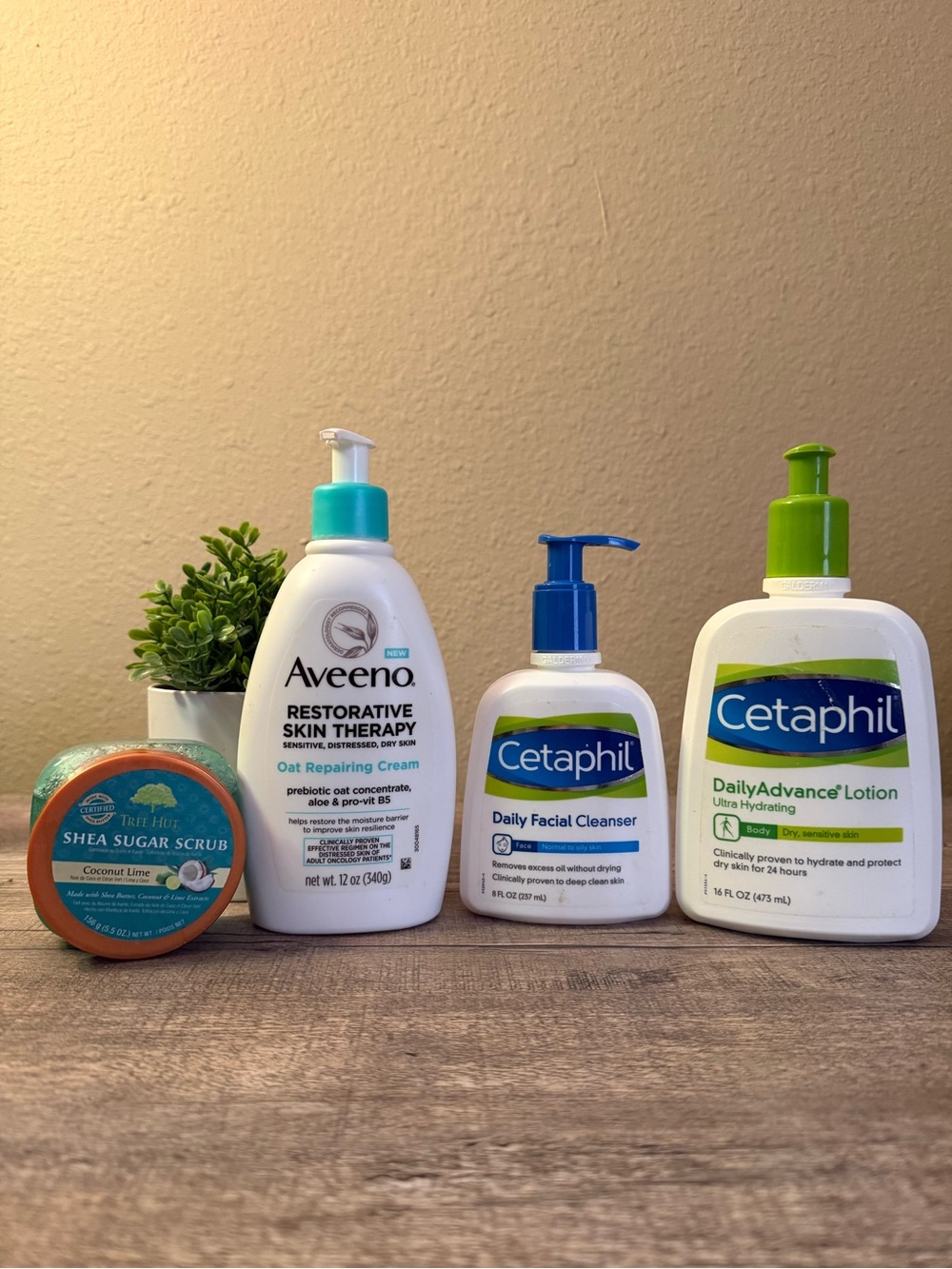 Drugstore skincare haul- Tree Hut, Aveeno, Cetaphil